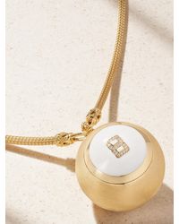 Marie Lichtenberg - Magic Ball Indian 18-Karat, Enamel And Diamond Necklace - Lyst