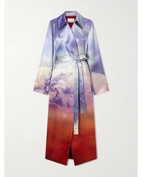 Gabriela Hearst - Lyra Printed Silk-Satin Coat - Lyst