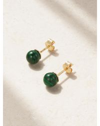 Mateo - 14-Karat Malachite Earrings - Lyst