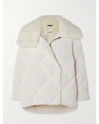 Ienki Ienki - Queen Faux Shearling-Trimmed Quilted Shell Down Jacket - Lyst
