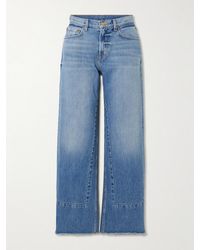 B Sides - Marcel Mid-Rise Straight-Leg Jeans - Lyst