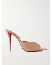 Christian Louboutin - Miss Z 100 Mules Aus Leder - Lyst
