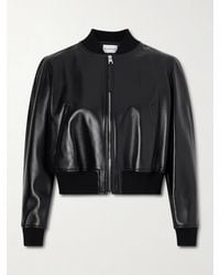 Givenchy - Leather Bomber Jacket - Lyst