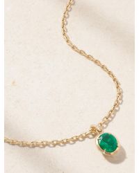 Anita Ko - 18-Karat- Emerald And Diamond Necklace - Lyst