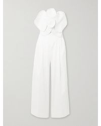 ANDRES OTALORA - A Flor De Piel Jumpsuit Aus Twill Aus Einer Baumwoll-Tencel-Mischung Mit Applikation - Lyst