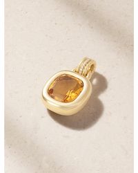 David Yurman - Dy Mercer 18-Karat, Citrine And Diamond Pendant - Lyst