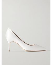 Manolo Blahnik - Bb 70 Satin Pumps - Lyst