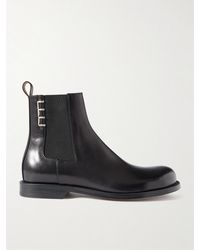 JW Anderson - Loafer Chelsea Boots Aus Leder Mit Detail Im Überwendlichstich - Lyst