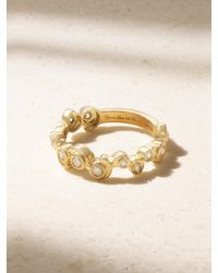 Yvonne Léon - Bague En Or 9 Carats (375/1000) Et Diamants Alliance Escargot - Lyst