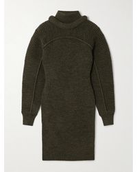 Isabel Marant - Hilde Ribbed Wool Mini Dress - Lyst