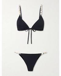 SARA CRISTINA - Cowries Embellished Bikini - Lyst