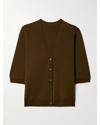 KHAITE - Tedi Cardigan Aus Einer Wollmischung - Lyst