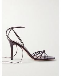 Gianvito Rossi - Gwyneth 85 Leather Sandals - Lyst