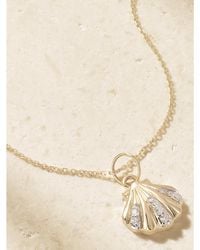 Mateo - Petite Venus 14-Karat Diamond Necklace - Lyst