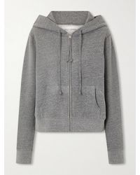 Nili Lotan - Callie Hooded Jersey Zip-Up Sweater - Lyst