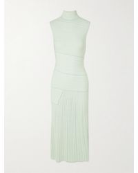 Proenza Schouler - Federica Layered Ribbed-Knit Midi Dress - Lyst