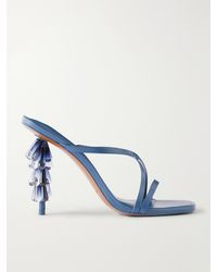 Cult Gaia - Sage 90 Bead-Embellished Leather Sandals - Lyst