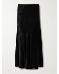 The Row - Luce Washed-Satin Maxi Skirt - Lyst