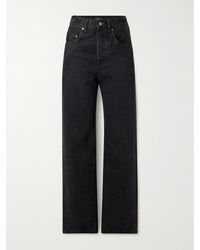 Saint Laurent - 90S Baggy Hoch Sitzende Jeans Mit Weitem Bein - Lyst