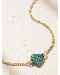 Lucy Delius - Chubby Love 14-Karat Emerald Necklace - Lyst