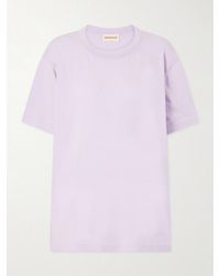 &Daughter - T-Knit Ribbed-Knit Cotton T-Shirt - Lyst
