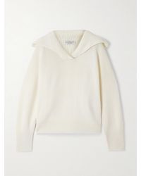 Brunello Cucinelli - Ribbed Wool, Cashmere And Silk-Blend Sweater - Lyst