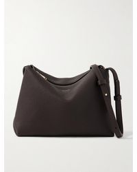 KHAITE - Sac Porté Épaule En Cuir Texturé Lina Medium - Lyst