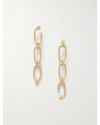 YSSO - Open Link Vergoldete Ohrringe - Lyst