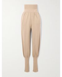 Altuzarra - Xander Mulberry Silk And Cotton-Blend Tapered Pants - Lyst