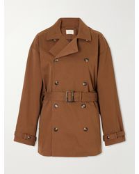 Doen - Wolfe Belted Cotton-Blend Trench Coat - Lyst