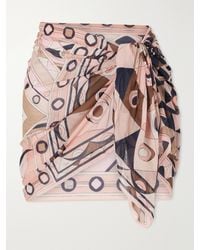 PUCCI - Printed Cotton Pareo - Lyst