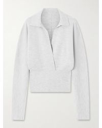 Lanvin - Convertible Wool-Blend Sweater - Lyst