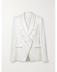 Veronica Beard - Jagger Dickey Crystal-Embellished Satin-Crepe Blazer - Lyst