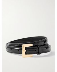 Anine Bing - Nicola Gürtel Aus Lackleder - Lyst