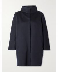Loro Piana - Roaden Leather-Trimmed Cashmere Coat - Lyst