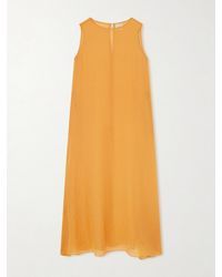 Leset - Niko Ramie-Gauze Maxi Dress - Lyst