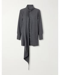 Willy Chavarria - Cravat Wool Shirt - Lyst