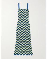 Escvdo - Marea Crocheted Cotton Maxi Dress - Lyst
