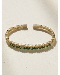 Suzanne Kalan - 18-Karat Emerald Cuff - Lyst