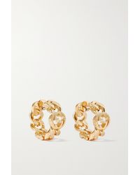 Gucci Gold-tone Hoop Earrings - Metallic