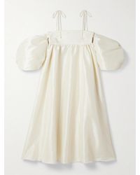 Kika Vargas - Net Sustain Roberta Cold-Shoulder Taffeta Midi Dress - Lyst