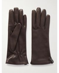 Brunello Cucinelli - Handschuhe Aus Leder Mit Zierperlen - Lyst