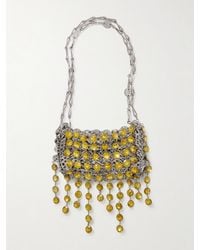 Rabanne - 1969 Nano Crystal-Embellished Chainmail Shoulder Bag - Lyst