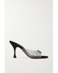 Salones Degrastrass 85 De PVC en Plateado - Christian Louboutin