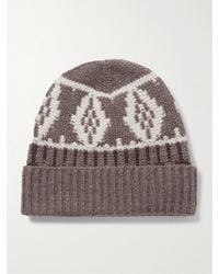 arch4 - Lorenz Fair Beanie Aus Kaschmir Mit Fair-Isle-Muster - Lyst