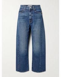 Mother - The Half Pipe Ankle Mid-Rise Wide-Leg Jeans - Lyst