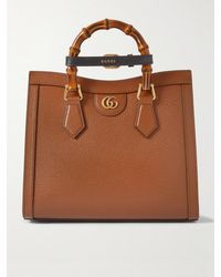 Gucci - Diana Small Textured-Leather Tote - Lyst