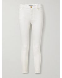 Balmain - High-Rise Skinny Jeans - Lyst