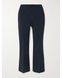 High Sport - Nsfw Checked Jacquard-Knit Flared Pants - Lyst