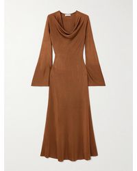 Altuzarra - Milda Draped Knitted Maxi Dress - Lyst
